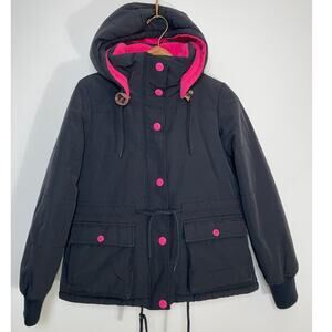 Rodeo Crowns Fleece Lined Parka - Women's‎ Size M - Cosmic Wonder World Buttons